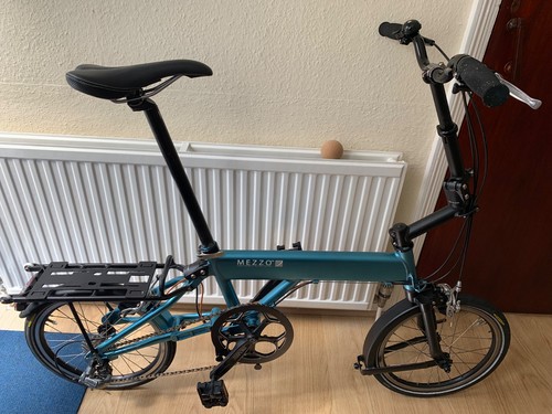 Mezzo folding bike - folding, bicycle